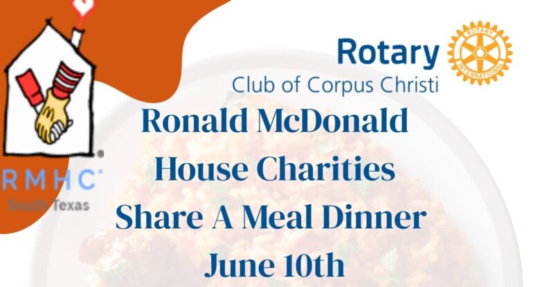 Ronald McDonald House Charities Share A Meal Dinner – June 10th