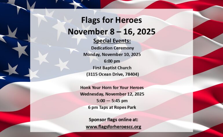 Flags for Heroes Upcoming Events!