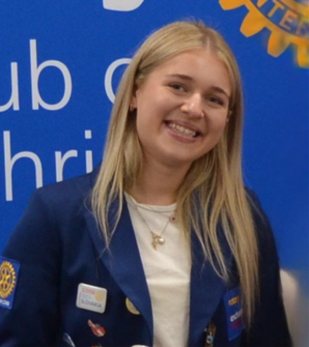 Club Meeting April 16, 2026 Speaker: Michaela Vidova—Rotary Youth Exchange
