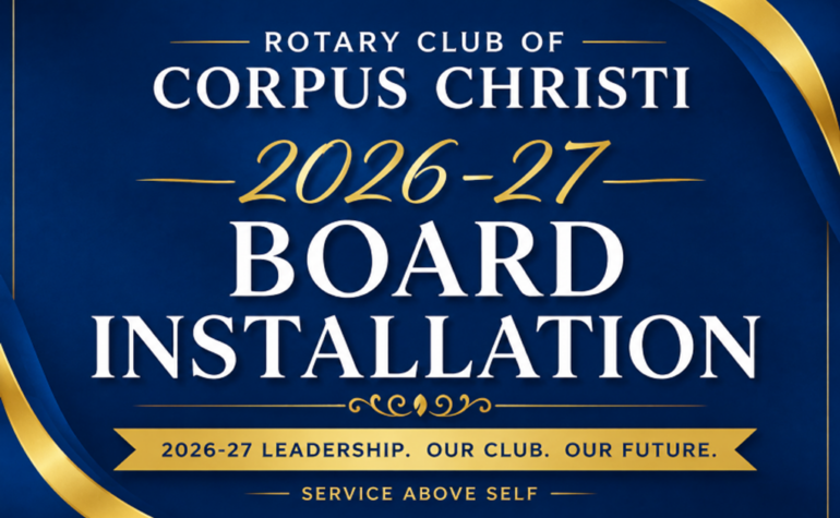 Club Meeting July 2, 2026 Installation of the 2026–27 Board of Directors