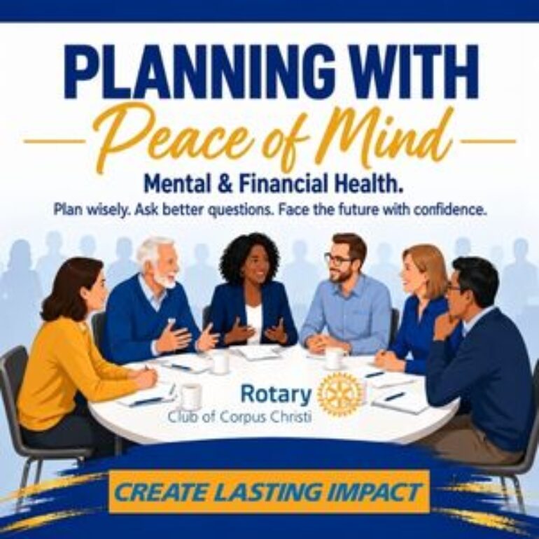 Club Meeting September 17, 2026 Speaker Panel: Planning with Peace of Mind
